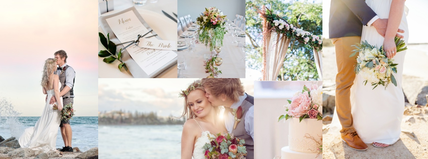 Cloud Nine Weddings - Collage of beautiful images